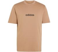Adidas Essentials Linear Single Herren T-Shirt, braun XL