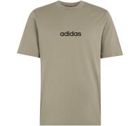 Adidas Essentials Linear Single Herren T-Shirt, grün XL