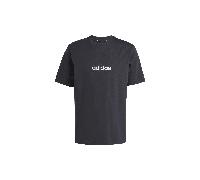 adidas Men's Essentials LINEAR Single Jersey Tee, Black/White, XXL