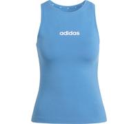adidas Essentials Linear Slim Cotton Tank ray blue-white (A97L) S