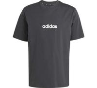 adidas Essentials Linear Single T-Shirt pechschwarz/weiß - L
