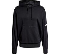adidas Herren Essentials LOSE FIT Three BAR Terry Hoodie, Black/White, XXL