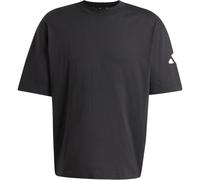 adidas Essentials Loose Fit 3-Streifen Logo T-Shirt Herren JF3615 - black/white XXL