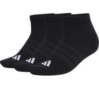 3er Pack adidas Cushioned Essentials Low Cut Socken KD6720 - black/black/white 40-42