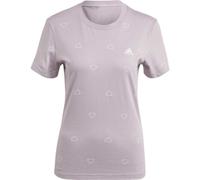 adidas Women's Essentials Monogram Slim Graphic Tee T-Shirt, preloved fig, M