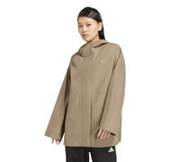 adidas Damen Regenparka ESSENTIALS RAIN PARKA Regular Fit mit Kapuze Black S