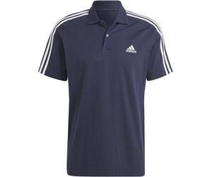 adidas ESSENTIALS PIQUÉ EMBROIDERED SL 3-STR Herren Poloshirt blau/weiß, S
