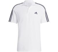 adidas Essentials Piqué Embroidered Small Logo 3-Stripes Poloshirt reinweiß/schwarz - S