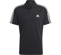 ADIDAS Herren Polo Essentials Piqué Embroidered Small Logo 3-Streifen BLACK/WHITE M (4066745365770)
