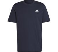 Adidas Essentials Single Embroidered Small Logo Herren T-Shirt, blau XS