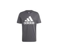 adidas Essentials Single Jersey Big Logo T-Shirt Herren - grau/weiß