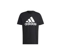 adidas Essentials Single Jersey Big Logo T-Shirt Herren - schwarz/weiß-M