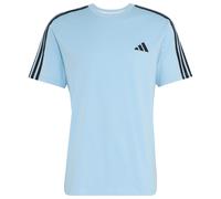 adidas - Essentials Single Jersey Left Chest Branded Tee - T-Shirt, Gr. XL, blau (ClearSky/Black)
