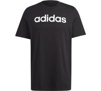 Adidas Essentials Single Linear Embroidered Logo Herren T-Shirt, schwarz 2XL