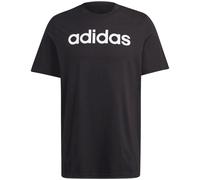 Adidas T-Shirt Essentials Single Jersey IC9274 – linear besticktes Logo – Herren Schwarz M