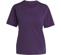 adidas Damen Essentials Small Logo Cotton T-Shirt (Größe S, lila)