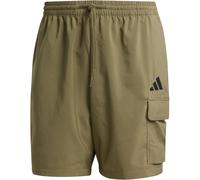 Adidas Herren Shorts Essentials Small Logo Cargo Chelsea – Olive Strata/Black – Gr. M