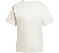 adidas Damen Essentials SMALL Logo Cotton T-Shirt, Wonder Alumina/White, XXL