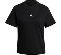 adidas Damen Essentials Small Logo Cotton Shirt, Black/White, XS