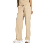 Adidas Essentials Small Logo Feel Cozy Open Hem Pants Damenhose, Warmer Sand/Weiß, M