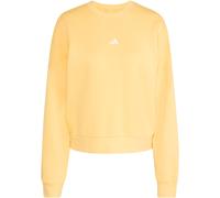 Adidas Sportswear Sweatshirt Damen mit Logo und Rundhalsausschnitt Dunkelgelb Größe S