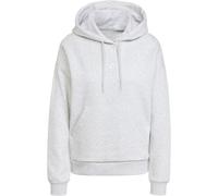 adidas Essentials Small Logo Feelcozy Hoodie Damen JN1853 - light grey heather/white L