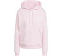 Kapuzensweatshirt ADIDAS SPORTSWEAR "ESSENTIALS SMALL LOGO FEEL COZY HOODIE", Damen, Gr. S, pink (clear pink, weiß), Obermaterial: 70% Baumwolle, 30% Polyester, normal, Rundhals, angesetztes Bündchen,