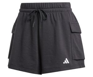 adidas Essentials Small Logo French Terry Cargoshorts Damen JD9944 - black/white S