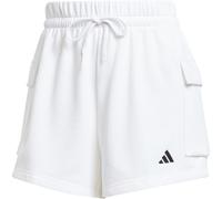 adidas Essentials Small Logo French Terry Cargoshorts Damen JD9945 - white/black L