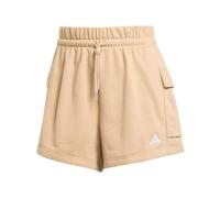 adidas Essentials Small Logo French Terry Cargoshorts, Farbe Beige, Größe L