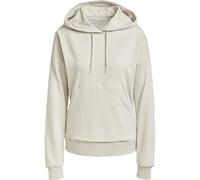 Kapuzensweatshirt ADIDAS SPORTSWEAR "W SL FT HD", Damen, Gr. XXL, grau (wonder alumina, weiß), Obermaterial: 70% Baumwolle, 30% Polyester, angesetztes Bündchen, Sweatshirts (93163824-XXL) wonder alumi