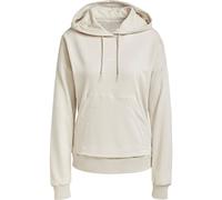 Kapuzensweatshirt ADIDAS SPORTSWEAR "W SL FT HD", Damen, Gr. XS, grau (wonder alumina, weiß), Obermaterial: 70% Baumwolle, 30% Polyester, angesetztes Bündchen, Sweatshirts (93163824-XS) wonder alumina