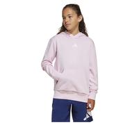 adidas - Kid's Small Logo Fleece Hoodie 225 - Hoodie, Gr. 176, weiß (ClearPink/White)