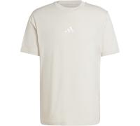 adidas T-Shirt Essentials kleines Logo Single-Jersey beige-grau XL