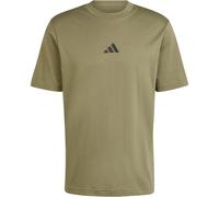 adidas Men's Essentials SMALL Logo Single Jersey Tee, Olive strata/Black, XXL