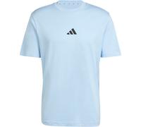 Adidas Essentials Small Logo Single Jersey Kurzarm-t-shirt M Glow Blue / Black