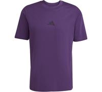 adidas Essentials Small Logo Single Jersey T-Shirt Herren JW6232 - aurora plum/black XL