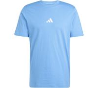 adidas Essentials Small Logo Single Jersey T-Shirt Herren JX5654 - blue fusion/white S