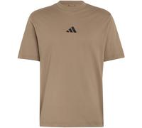 Adidas Essentials Small Logo Single Herren T-Shirt, braun M