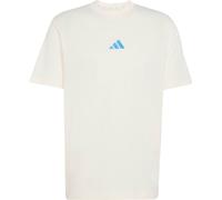 adidas Sportswear Regular Fit T-Shirt aus reiner Baumwolle in Offwhite, Größe S