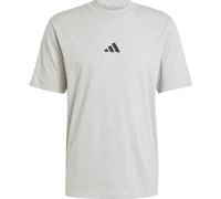 adidas Essentials Small Logo Single Jersey Tee medium grey heather-black (83F7) 3XL