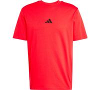 adidas Essentials Small Logo Single Jersey T-Shirt rot/schwarz - 4XL