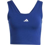 adidas Essentials Small Logo Tanktop Damen JC5939 - dark blue/white XS