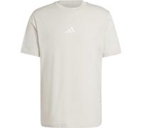 adidas Essentials Small Logo Single Jersey T-Shirt beige-grau - M
