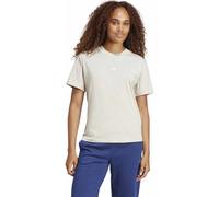 adidas Damen Essentials SMALL Logo Cotton T-Shirt, Wonder Alumina/White, XS