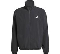 adidas Herren ESSENTIALS SMALL LOGO WINDBREAKER, Black/White, XXL
