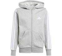 adidas Essentials Kapuzenjacke Kinder - grau/weiß - 164