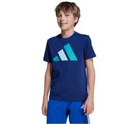 adidas Essentials T-Shirt Kinder JY0296 - dark blue/pure teal/halo mint 152