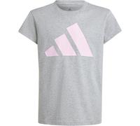 adidas Essentials T-Shirt Mädchen JC9626 - medium grey heather/clear pink 152