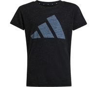 adidas Mädchen Essentials Big Logo T-Shirt, Black/White, 11-12 Years